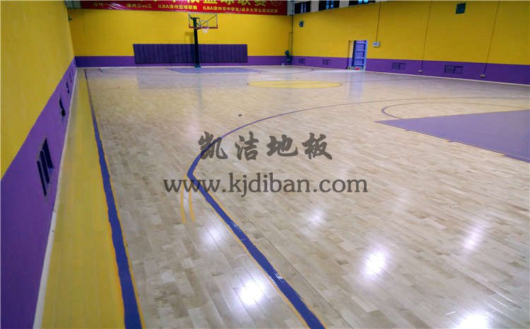 福建漳州SG高新球馆木地板项目