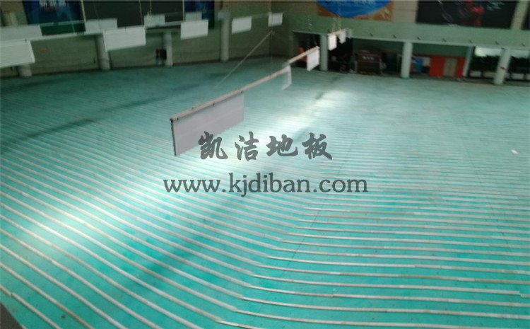 湖北武汉体育中心运动木地板项目-凯洁实木运动地板厂家