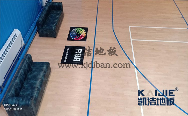 北京市海淀区铁盟物流篮球馆和羽毛球馆木地板案例